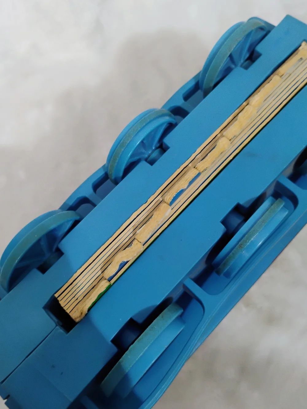ERTL Thomas the Tank One Blue Engine Preschool Book Bound Train Toy 2001 M